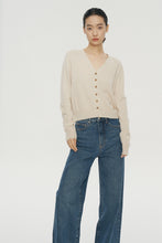 Load image into Gallery viewer, Grace V-Neck Long Sleeve Premier Cashmere Cardigan