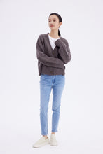 Load image into Gallery viewer, Monet Wool & Cashmere Cable Knit Cardigan
