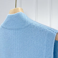 将图片加载到图库查看器,Monet V-Neck Merino Wool Cashmere Vest