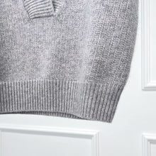 将图片加载到图库查看器,Monet V-Neck Merino Wool Cashmere Vest