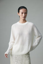 Load image into Gallery viewer, Celeste Premier Pure Cashmere Crewneck Sweater