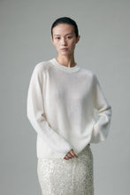 Load image into Gallery viewer, Celeste Premier Pure Cashmere Crewneck Sweater