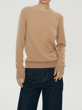 Load image into Gallery viewer, Deluxe Essential Premier Cashmere Round Neck Sweater