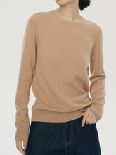 Load image into Gallery viewer, Deluxe Essential Premier Cashmere Round Neck Sweater