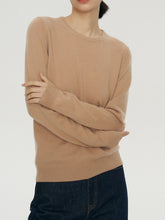 Load image into Gallery viewer, Deluxe Essential Premier Cashmere Round Neck Sweater