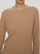 Load image into Gallery viewer, Deluxe Essential Premier Cashmere Round Neck Sweater