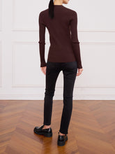 Cargar imagen en el visor de la galería, Edition Extra Fine Merino Wool Rib-Knitted Cardigan