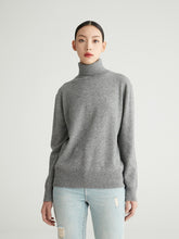 Load image into Gallery viewer, Kate Premier Cashmere Merino Wool Turtleneck Sweater