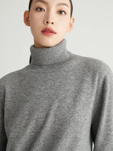 Load image into Gallery viewer, Kate Premier Cashmere Merino Wool Turtleneck Sweater