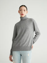 Load image into Gallery viewer, Kate Premier Cashmere Merino Wool Turtleneck Sweater