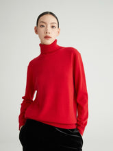 Load image into Gallery viewer, Kate Premier Cashmere Merino Wool Turtleneck Sweater