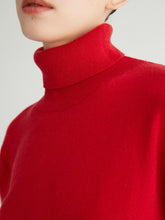 Load image into Gallery viewer, Kate Premier Cashmere Merino Wool Turtleneck Sweater
