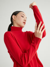 Load image into Gallery viewer, Kate Premier Cashmere Merino Wool Turtleneck Sweater