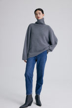 Load image into Gallery viewer, Cambridge Wool-Cashmere Oversized Turtleneck Sweater