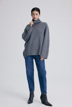 Load image into Gallery viewer, Cambridge Wool-Cashmere Oversized Turtleneck Sweater
