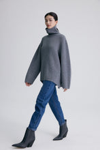 Load image into Gallery viewer, Cambridge Wool-Cashmere Oversized Turtleneck Sweater