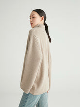 Load image into Gallery viewer, Cambridge Wool-Cashmere Oversized Turtleneck Sweater