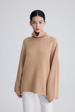 Load image into Gallery viewer, Cambridge Wool-Cashmere Oversized Turtleneck Sweater
