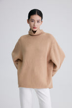 Load image into Gallery viewer, Cambridge Wool-Cashmere Oversized Turtleneck Sweater