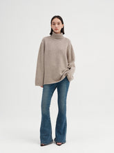 Load image into Gallery viewer, Cambridge Wool-Cashmere Oversized Turtleneck Sweater