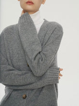 Cargar imagen en el visor de la galería, Sander Premier Merino Wool Oversized Cardigan