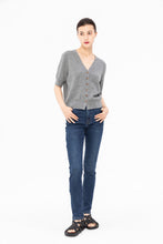 Load image into Gallery viewer, Diana Premier Cashmere Short-Sleeve V-Neck Cardigan