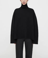 将图片加载到图库查看器,AURORA Heavyweight Cashmere Turtleneck Sweater