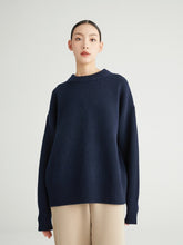 Load image into Gallery viewer, Ophelia Round Neck Heavyweight Premier Cashmere Sweater