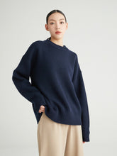 Load image into Gallery viewer, Ophelia Round Neck Heavyweight Premier Cashmere Sweater