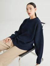 Load image into Gallery viewer, Ophelia Round Neck Heavyweight Premier Cashmere Sweater