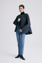 Charger l'image dans la galerie, Symbol Diamond-Pattern Round Neck Coat