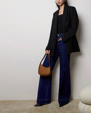 Load image into Gallery viewer, JEAN High-Waisted Wide-Leg Denim Pants