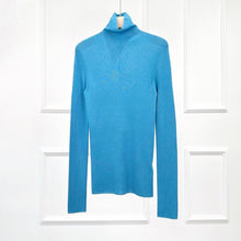 将图片加载到图库查看器,Rose Super Fine Seamless Merino Wool Turtleneck