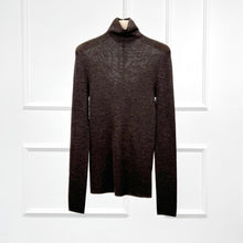 将图片加载到图库查看器,Rose Super Fine Seamless Merino Wool Turtleneck