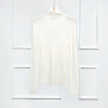 将图片加载到图库查看器,Rose Super Fine Seamless Merino Wool Turtleneck