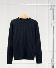 Load image into Gallery viewer, Kow Classic Cable Knit Premier Cashmere Sweater