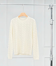Load image into Gallery viewer, Kow Classic Cable Knit Premier Cashmere Sweater