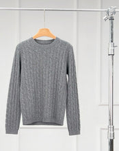Load image into Gallery viewer, Kow Classic Cable Knit Premier Cashmere Sweater