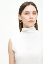 画像をギャラリービューアに読み込む, Bokkai Extra Fine Merino Wool Pile Neck Sleeveless Vest