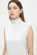 画像をギャラリービューアに読み込む, Bokkai Extra Fine Merino Wool Pile Neck Sleeveless Vest