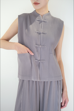 将图片加载到图库查看器,Premium Grey Tailored Wide-Leg Trouser