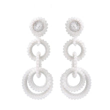 将图片加载到图库查看器,Bollywood Blossom Earrings — Handcrafted Elegance with a Cultural Soul