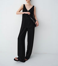 Cargar imagen en el visor de la galería, Cady Acetate Wide Leg Pants (300g)