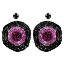 Cargar imagen en el visor de la galería, Patchouli Sunflower Beads Earring & Ring Set