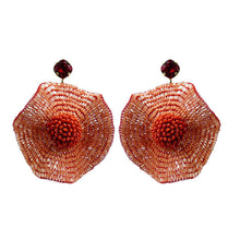 Cargar imagen en el visor de la galería, Patchouli Sunflower Beads Earring & Ring Set