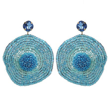 Cargar imagen en el visor de la galería, Patchouli Sunflower Beads Earring & Ring Set