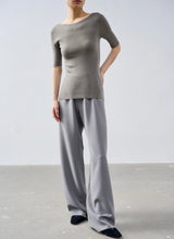 Cargar imagen en el visor de la galería, Cady Acetate Wide Leg Pants (300g)