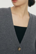Charger l'image dans la galerie, Scarlet Heavyweight Premier Cashmere Cardigan