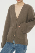Charger l'image dans la galerie, Scarlet Heavyweight Premier Cashmere Cardigan