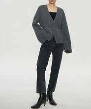 Charger l'image dans la galerie, Scarlet Heavyweight Premier Cashmere Cardigan